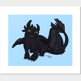 Toothless Posters and Art